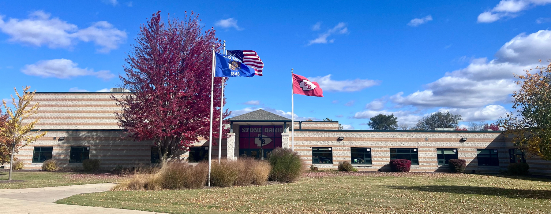 Stone Bank School in Fall